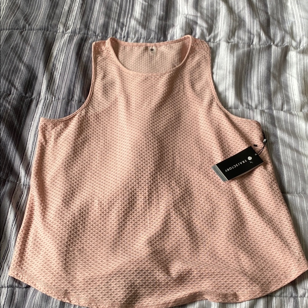 NWT Balenciaga Pink Tank Top with Textured Design
